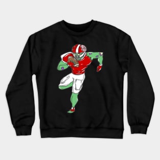 Rugby American Football Sport USA Gridiron Football Gift Crewneck Sweatshirt